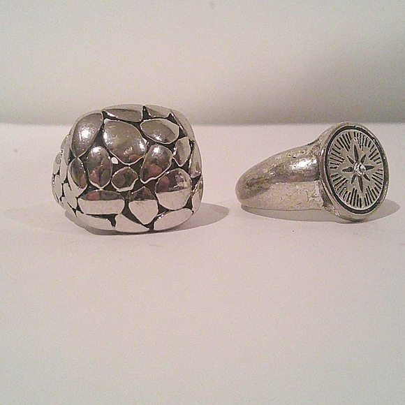 Silver Statement Rings Set - Picture 8 of 8